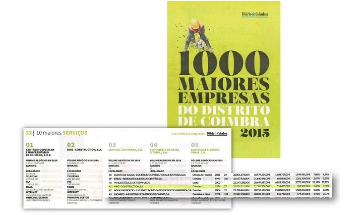 MRG Construction in 1000 Largest Companies