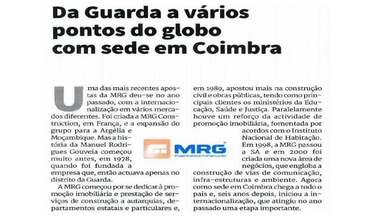 MRG - Engineering and Construction in the 1000 Largest Companies