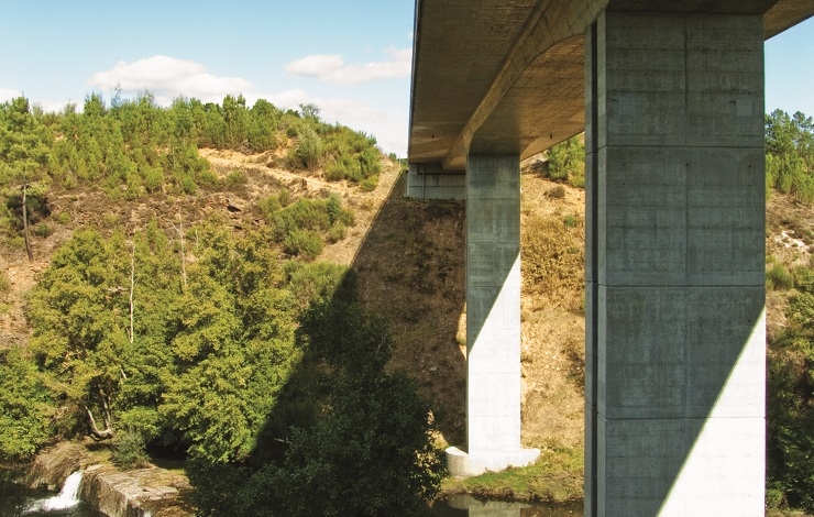 Ponte sobre o Rio Alva - Estrada Nacional 344