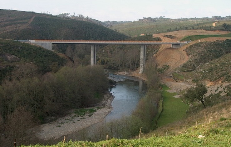 Ponte sobre o Rio Alva - Estrada Nacional 344